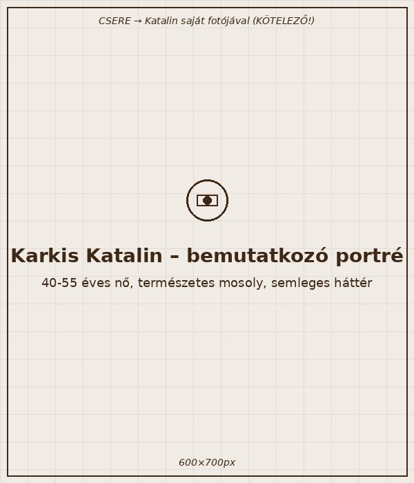 Karkis Katalin BEMER szaktanácsadó portréfotója